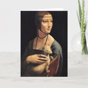 Lady and Ermine Card