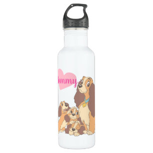 Lady and her Pups 710 Ml Water Bottle