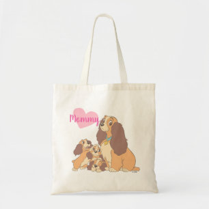 Lady and her Pups Tote Bag