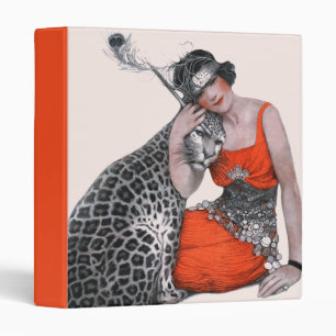Lady and Leopard Binder