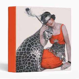 Lady and Leopard Binder