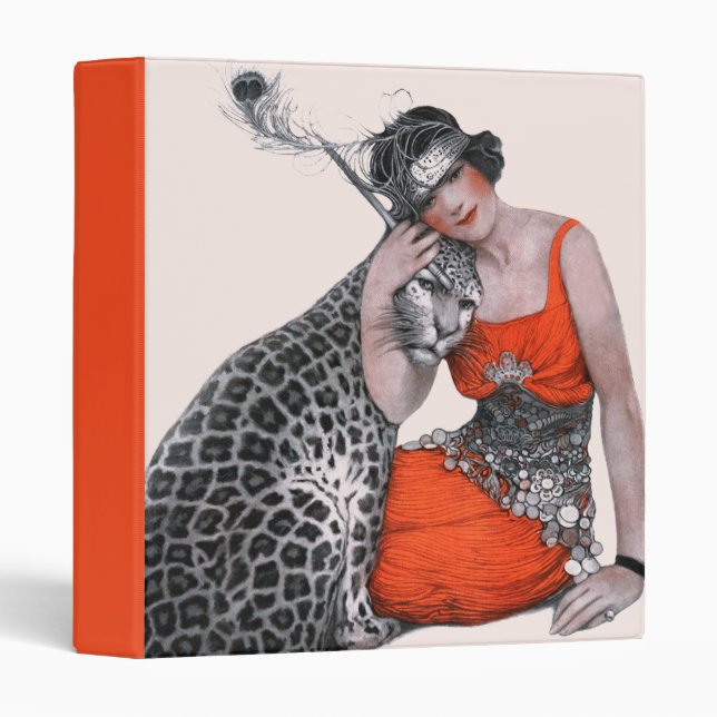 Lady and Leopard Binder (Front/Spine)