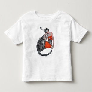 Lady and Leopard Toddler T-shirt