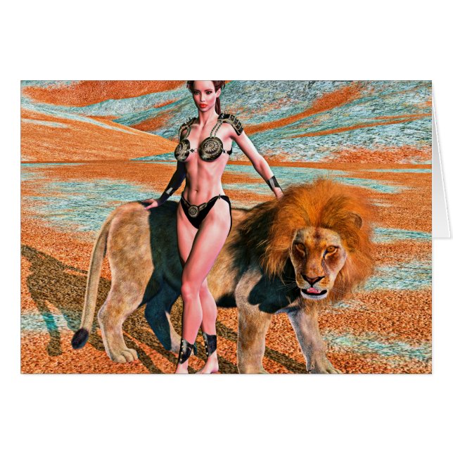Lady and Lion (Front Horizontal)
