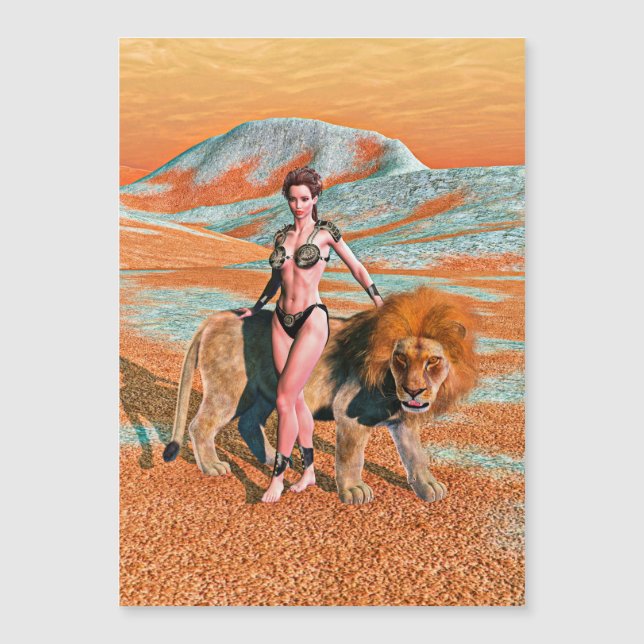 Lady and Lion (Front)