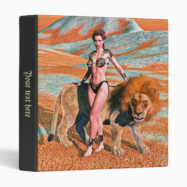 Lady and Lion Binder (Front/Spine)
