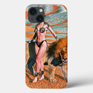 Lady and Lion iPhone 13 Case