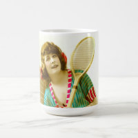 Lady and tennis
