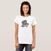 Lady And the Tramp head shot classic drawing T-Shirt (Front Full)