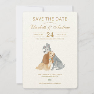 Lady and the Tramp Save the Date