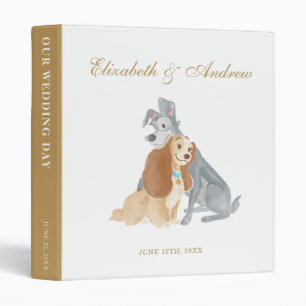 Lady and the Tramp Wedding Binder