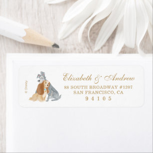 Lady and the Tramp Wedding  Label