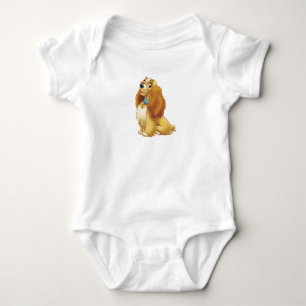 Lady and The Tramp's Lady smiling Disney Baby Bodysuit