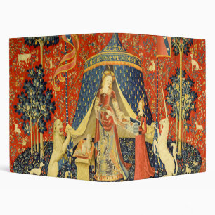 Lady and the Unicorn Medieval Tapestry Art Binder