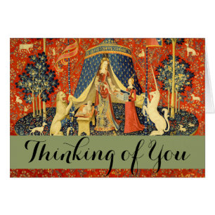 Lady and The Unicorn Medieval Tapestry: French Art