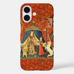 Lady and The Unicorn Medieval Tapestry: French Art iPhone 16 Case