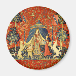 Lady and The Unicorn Medieval Tapestry: French Art Magnet