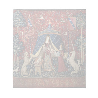 Lady and the Unicorn Tapestry Notepad