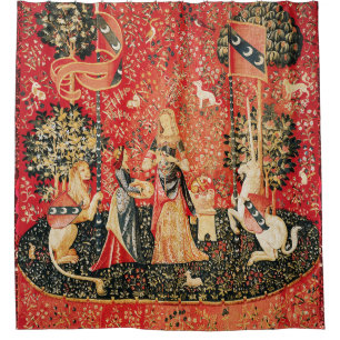 LADY AND UNICORN Lion,Fantasy Flowers,Animals