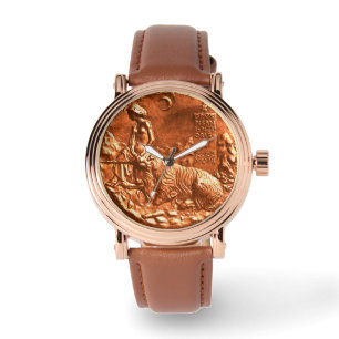 LADY AND UNICORN Medieval Medallion Watch