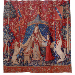 Lady and Unicorn Medieval Tapestry Desire
