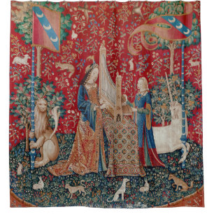 Lady and Unicorn Medieval Tapestry Hearing