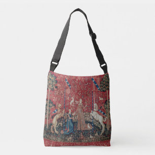 Lady and Unicorn Medieval Tapestry Taste Crossbody Bag