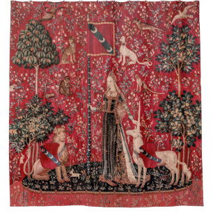 Lady and Unicorn Medieval Tapestry Touch