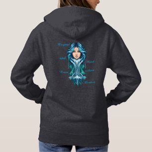 Lady Aquario Sudadera - Mystery and Zodiac Energy Hoodie