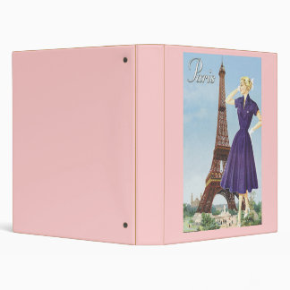 Lady at the Eiffel Tower Binder
