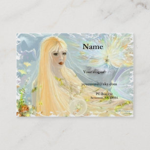 Lady Autumn Business Card