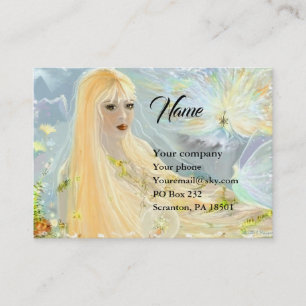 Lady Autumn Business Card