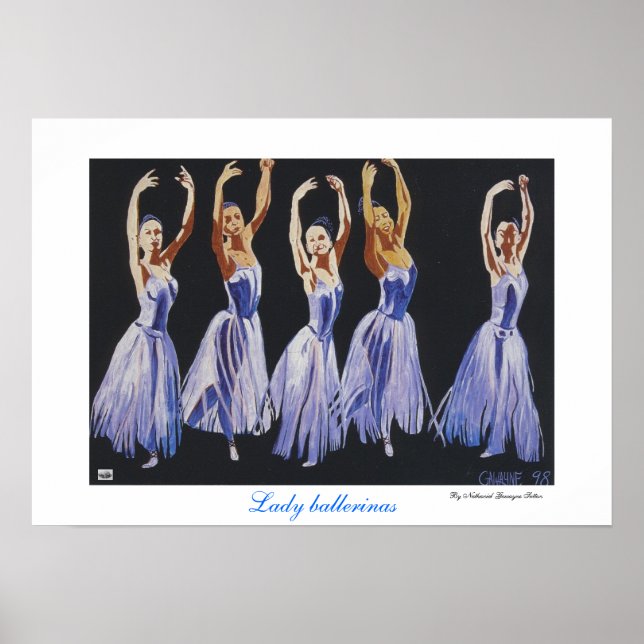 Lady ballerinas poster (Front)