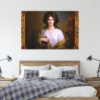 Lady Beatrice Butler by Ellis William Roberts Canvas Print