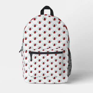 Lady bird printed backpack