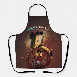 Lady Black Corsair Apron