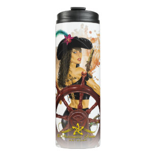 Lady Black Corsair Thermal Tumbler