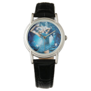 Lady Blue Elvin Fantasy Art Watch