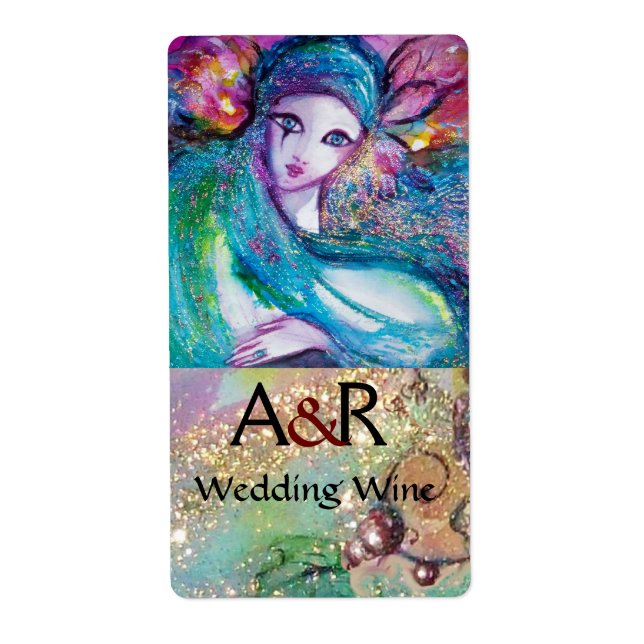 LADY BLUE MASK MONOGRAM Vin Mariage (Devant)