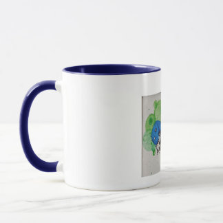 "Lady Blue" Printed Mug