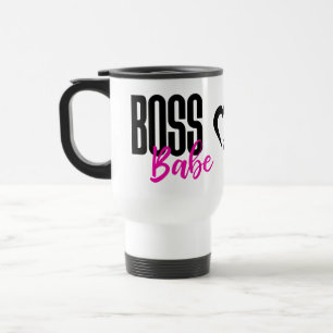 Lady Boss Entrepreneur Hustle Success Motivational Travel Mug