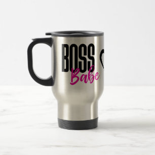 Lady Boss Entrepreneur Hustle Success Motivational Travel Mug