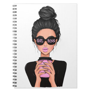 Lady Boss Life, Boss Babe Woman, Girl Boss Notebook
