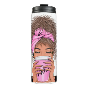 Lady Boss Life, Boss Babe Woman T-Shirt Grocery Ba Thermal Tumbler