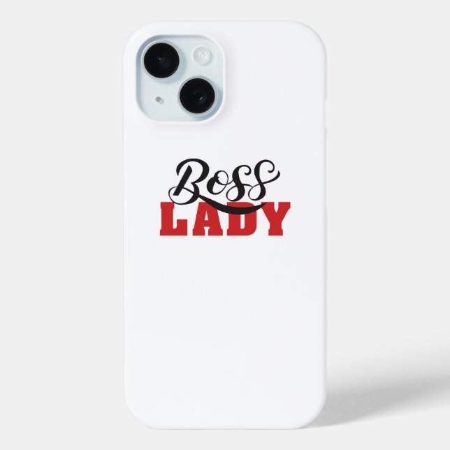 Lady Boss – Strong Confident Woman Design Case-Mate iPhone Case (Back)