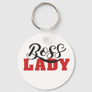 Lady Boss – Strong Confident Woman Design Keychain