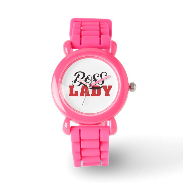 Lady Boss – Strong Confident Woman Design Watch (Front)