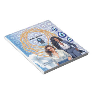 Lady Boss Turkish evil eye, good luck charm Notepad