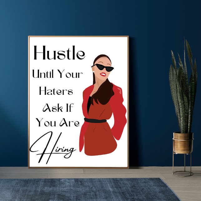 Lady Boss Wall Art,Boss Lady Quotes, Motivational  Poster (Creator Uploaded)