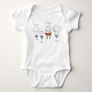Lady Broccoli and the Gang Baby Bodysuit